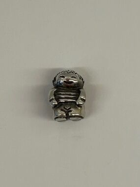Authentic Retired Sterling Silver Pandora Little Boy Charm Bead